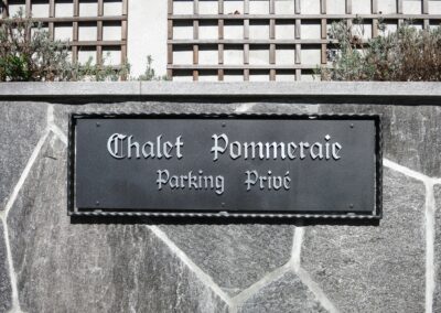 Chaletbeschriftung