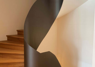 Treppengeländer Vollblech